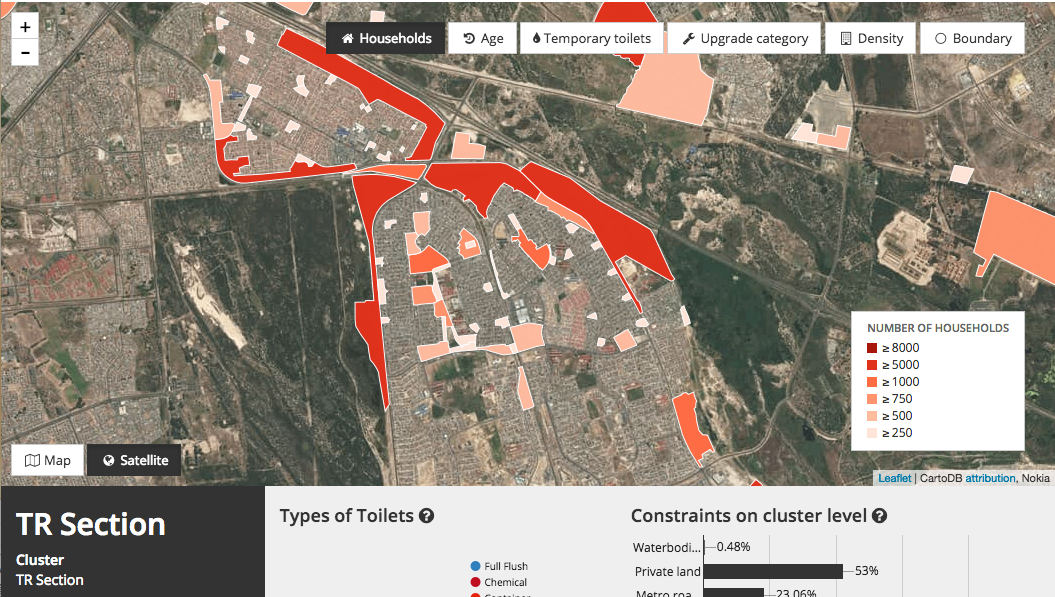 Mapping Sanitation Code For South Africa